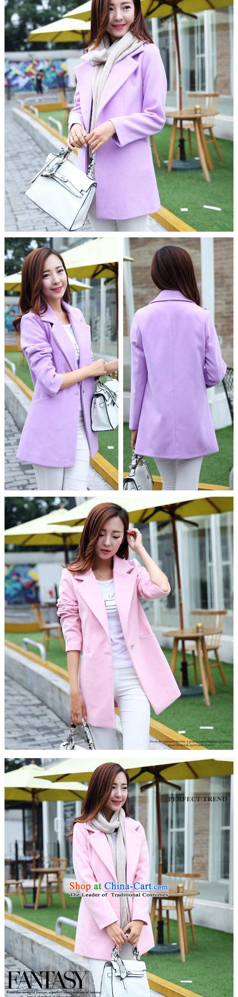 The well-being of autumn and winter 2015 met the new Korean women in long hair? female suits for coat large a light gray L picture, prices, brand platters! The elections are supplied in the national character of distribution, so action, buy now enjoy more preferential! As soon as possible.