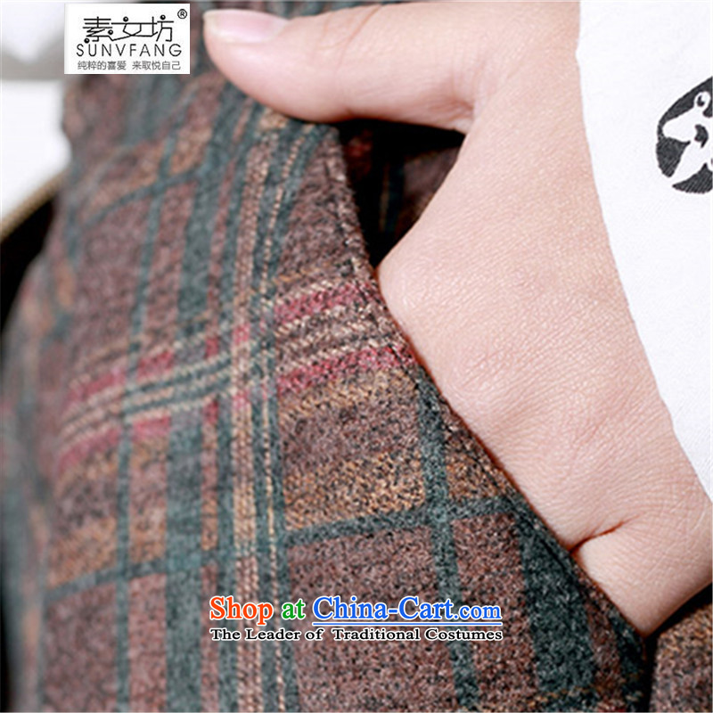 Motome square thick sister larger autumn and winter wild shorts 2015 autumn and winter to xl elastic waist latticed gross a shorts are the 5222 recommendation of the brown checkered 5XL weight, 180-210 Motome Fong (SUNVFANG) , , , shopping on the Internet