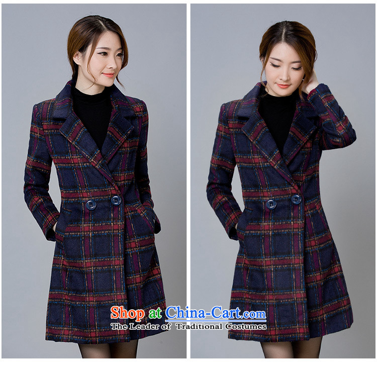 2015 winter clothing new Zz&ff gross? coats that long temperament grid long-sleeved jacket is elegant gross 1666 red checkered picture of M, prices, brand platters! The elections are supplied in the national character of distribution, so action, buy now enjoy more preferential! As soon as possible.