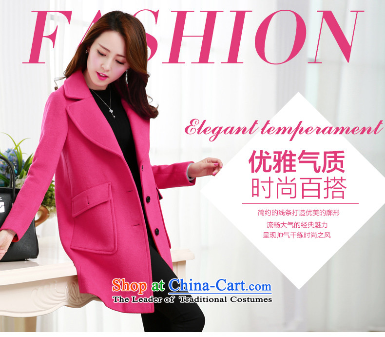 Van Gogh 倲 autumn 2015 Women's clothes new Korean version in the long hair loose coat XY140? The Red XL Photo, prices, brand platters! The elections are supplied in the national character of distribution, so action, buy now enjoy more preferential! As soon as possible.