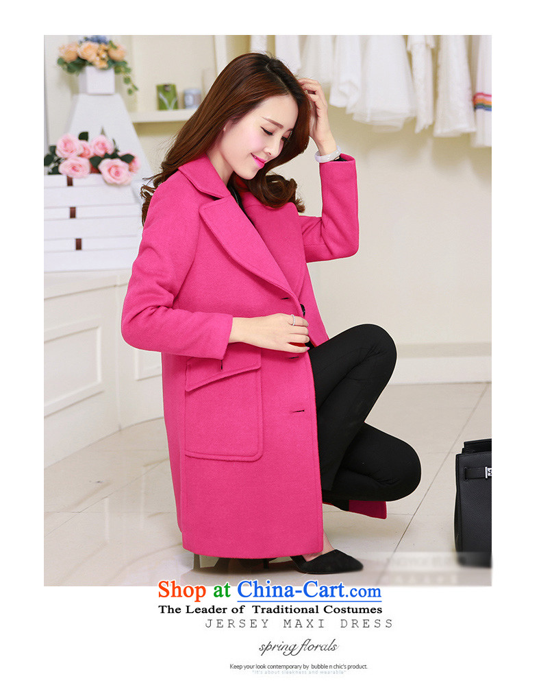 Van Gogh 倲 autumn 2015 Women's clothes new Korean version in the long hair loose coat XY140? The Red XL Photo, prices, brand platters! The elections are supplied in the national character of distribution, so action, buy now enjoy more preferential! As soon as possible.