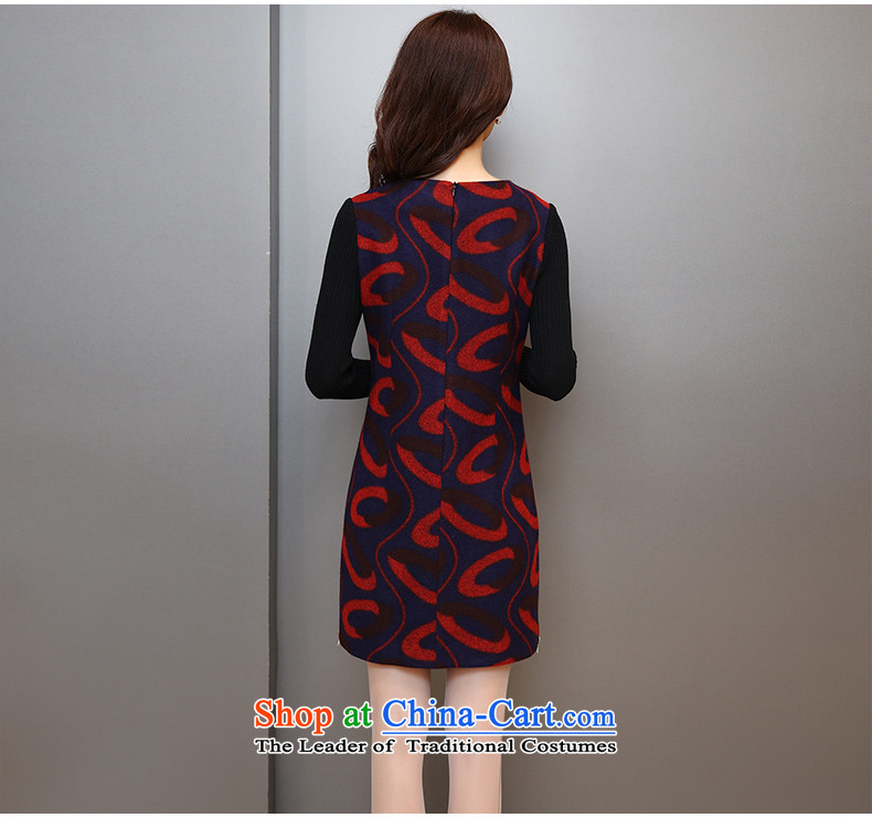 2015 Autumn and Winter Song Of Kwai women forming the long-sleeved gross dresses in this long thin large number of Sau San video female K388 green L picture, prices, brand platters! The elections are supplied in the national character of distribution, so action, buy now enjoy more preferential! As soon as possible.