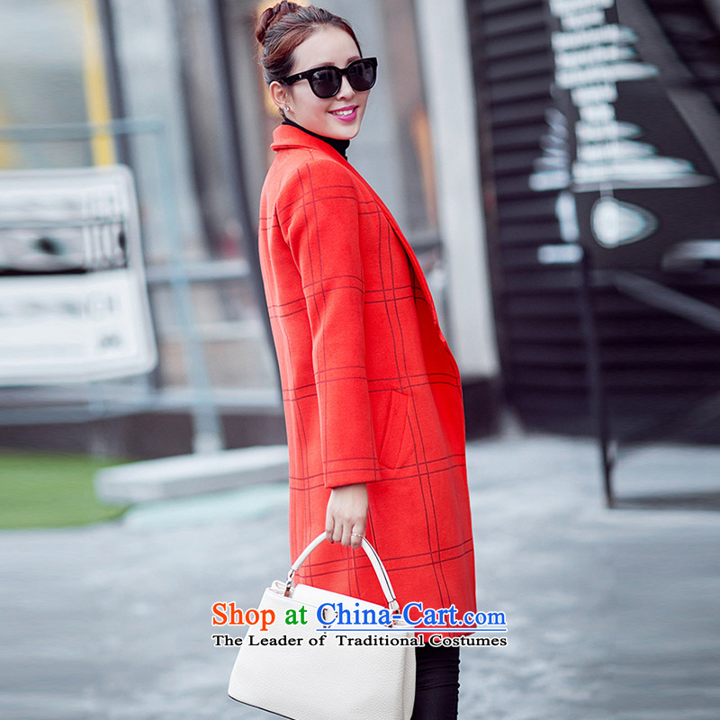 The scent of the new Europe and the 2015 autumn atmosphere suits for gross V1654 jacket? orange  XXL, scented (piaoxiang) , , , shopping on the Internet