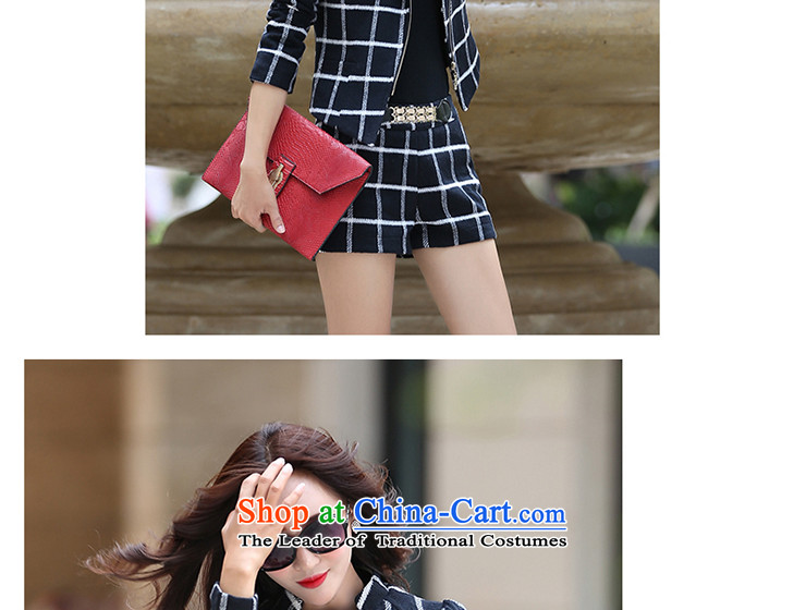 Tony Blair, the autumn 2015 new products Korean smart casual female Kit? gross latticed two piece black, L picture, prices, brand platters! The elections are supplied in the national character of distribution, so action, buy now enjoy more preferential! As soon as possible.