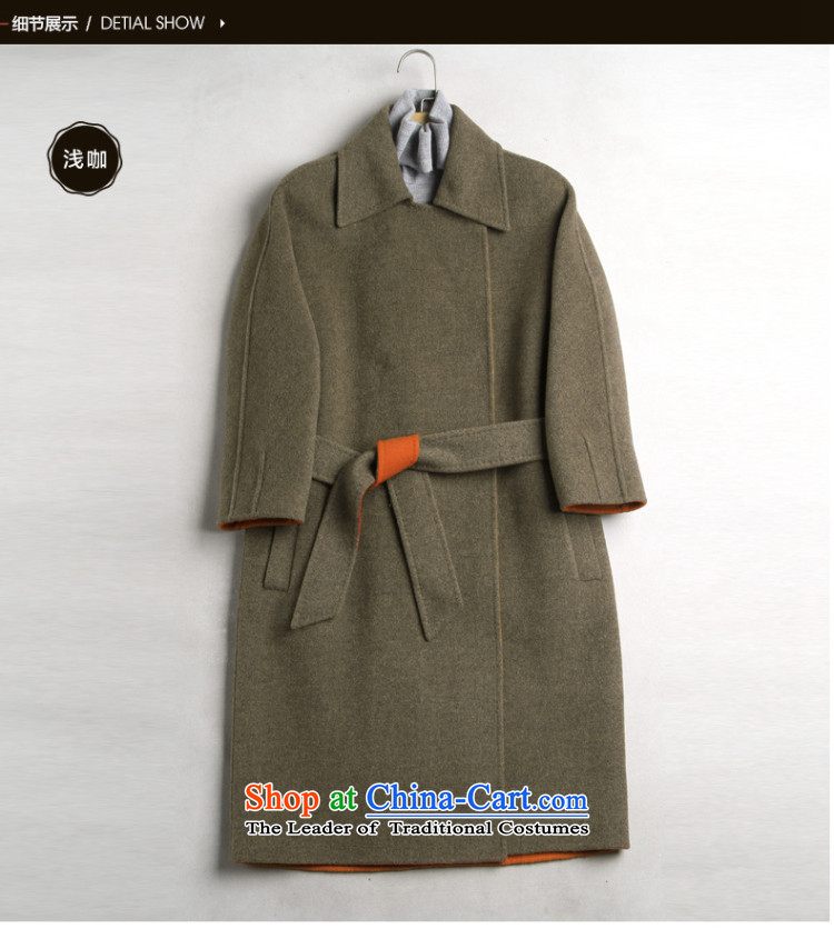 In the autumn of 2015, Pei new replacing duplex cashmere overcoat girl in long hair? wool coat a wool coat light coffee-colored pictures, prices, L brand platters! The elections are supplied in the national character of distribution, so action, buy now enjoy more preferential! As soon as possible.