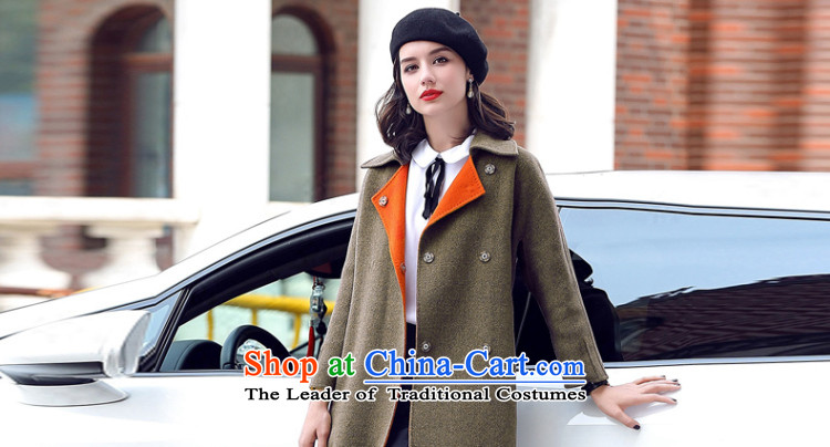 In the autumn of 2015, Pei new replacing duplex cashmere overcoat girl in long hair? wool coat a wool coat light coffee-colored pictures, prices, L brand platters! The elections are supplied in the national character of distribution, so action, buy now enjoy more preferential! As soon as possible.