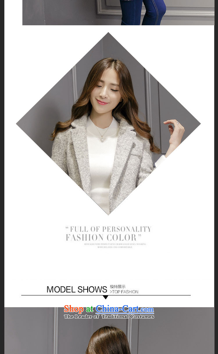More than HIV micro- 2015 autumn and winter new Korean trendy code women lapel a wool coat in the long hair of Sau San? female picture color jacket L picture, prices, brand platters! The elections are supplied in the national character of distribution, so action, buy now enjoy more preferential! As soon as possible.