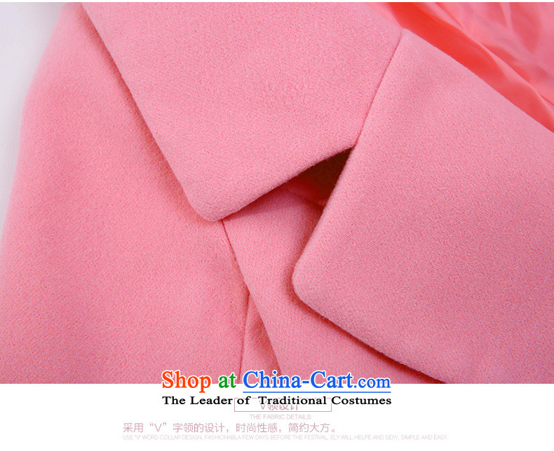 More than HIV micro- 2015 Fall/Winter Collections in the new Korean long Sau San a wool coat gross? jacket female pink L picture, prices, brand platters! The elections are supplied in the national character of distribution, so action, buy now enjoy more preferential! As soon as possible.