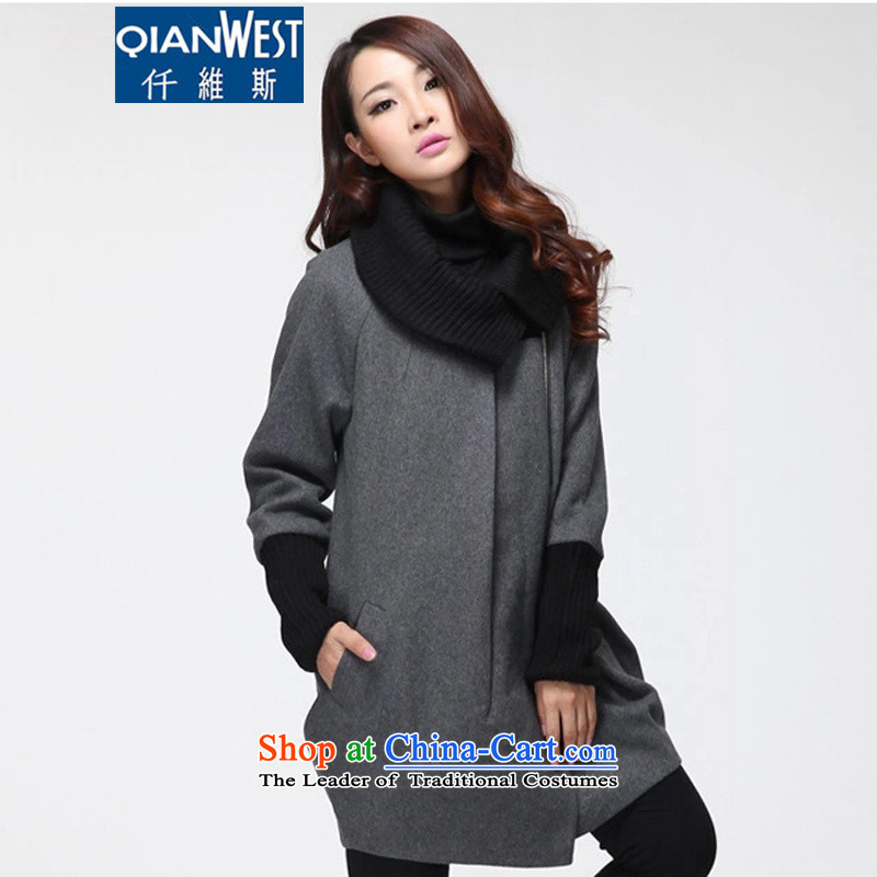 The Scarlet Letter, larger female thick sister? 2015 winter coats gross larger female thick coat thick mm in this long hair? 8099 Black 2XL recommendations Coat Weight 120-140, 250 (QIANWEISI) , , , shopping on the Internet