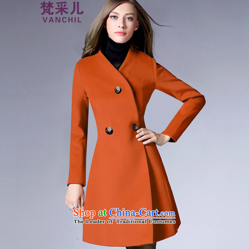 Van Gogh Cherrie Ying 2015 new fall inside Europe and the autumn and winter coats girl in gross? long hair a wool coat Sau San Video Foutune of thin black , L, Van Gogh Chae 81 29-a (VANCHIL) , , , shopping on the Internet