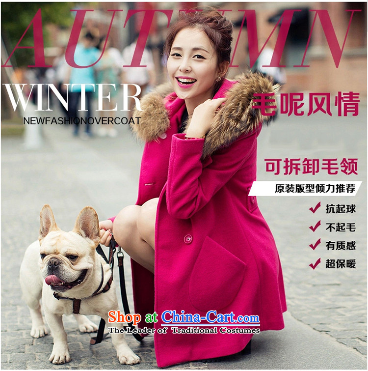 In accordance with the court on the autumn and winter 2015 new gross? Version Korea coats long double-girl jackets female YSG2268 better red pictures, prices, L brand platters! The elections are supplied in the national character of distribution, so action, buy now enjoy more preferential! As soon as possible.