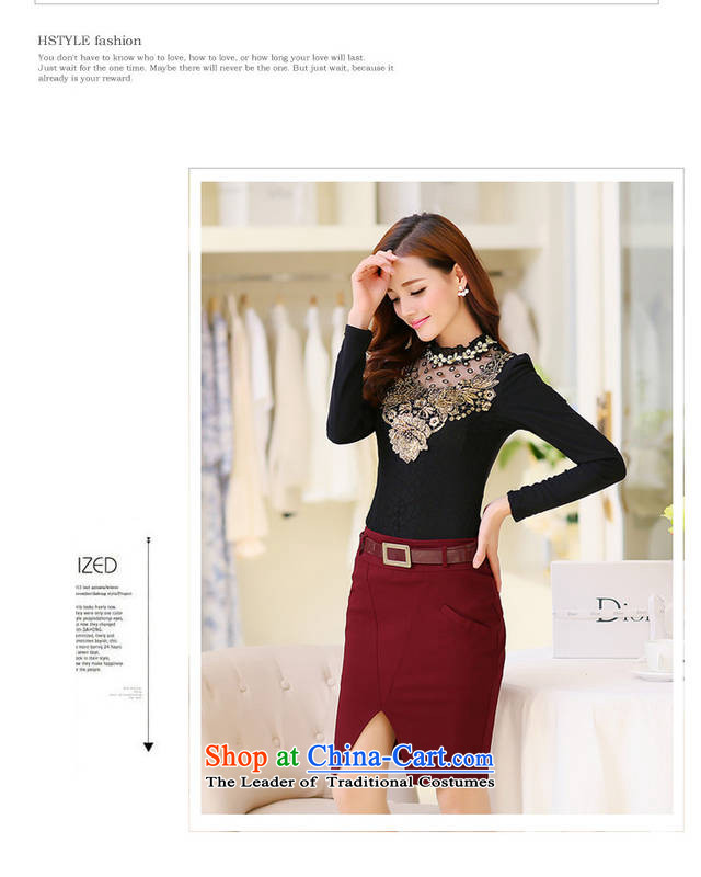 Recalling the 2015 autumn and winter-hee new larger female thick MM thick coated shirt with lint-free wine red XXXL 0319 picture, prices, brand platters! The elections are supplied in the national character of distribution, so action, buy now enjoy more preferential! As soon as possible.