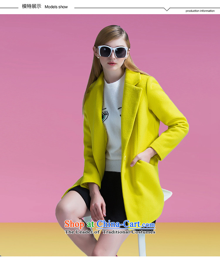 Ms Audrey Eu xivi xin gross? Women 2015 winter coats the new Korean fashion, long, thick a jacket Sau San Y754113 yellow S picture, prices, brand platters! The elections are supplied in the national character of distribution, so action, buy now enjoy more preferential! As soon as possible.