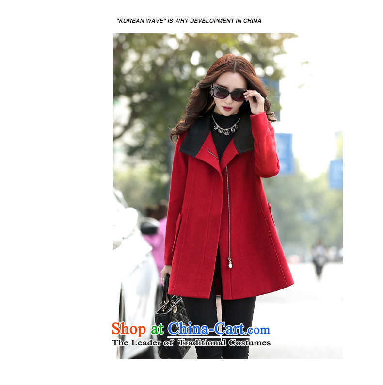 The 2015 autumn and winter cooked New Women Korean leisure pure color minimalist wild collar loose fit in long hair?? jacket coat gross female Gray L picture, prices, brand platters! The elections are supplied in the national character of distribution, so action, buy now enjoy more preferential! As soon as possible.