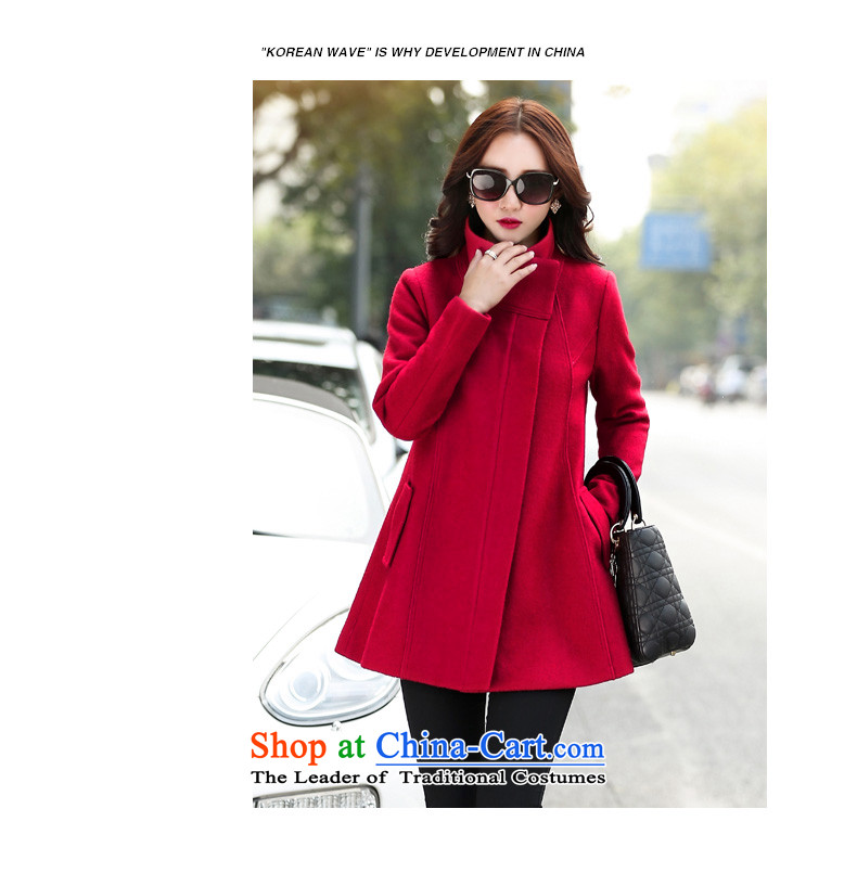 The 2015 autumn and winter cooked New Women Korean leisure pure color minimalist wild collar loose fit in long hair?? jacket coat gross female Gray L picture, prices, brand platters! The elections are supplied in the national character of distribution, so action, buy now enjoy more preferential! As soon as possible.