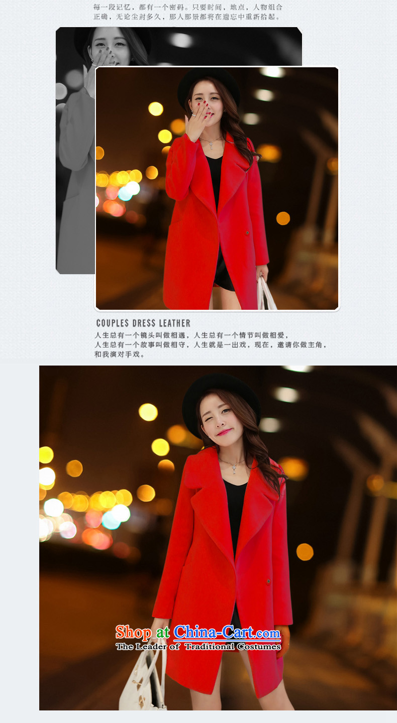 Great poem of 2015 Women's winter coats on new)? female new coats female long-sleeved gross? a jacket coat in the medium to long term, of the female pink (thick cotton plus fare is not)M picture, prices, brand platters! The elections are supplied in the national character of distribution, so action, buy now enjoy more preferential! As soon as possible.