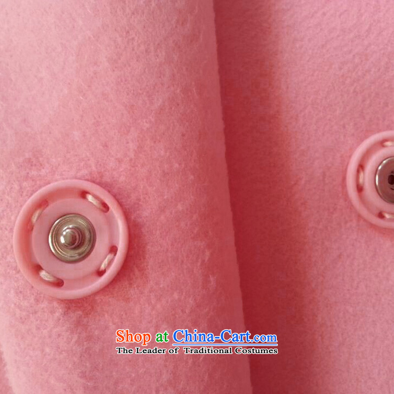 Great poem of 2015 Women's winter coats on new)? female new coats female long-sleeved gross? a jacket coat in the medium to long term, of the female pink (thick cotton plus )M, fare is not great poem of (ZUOSHIMEI) , , , shopping on the Internet