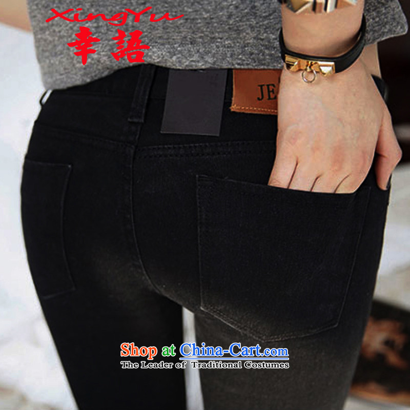 A language code ladies pants thick girls' Graphics thin, replace jeans to autumn xl women 200 catties elastic thick sister autumn and winter a bit too thick black spring and autumn, trousers 175 36 recommendations 140-160 characters around 922.747, honor, , , , shopping on the Internet