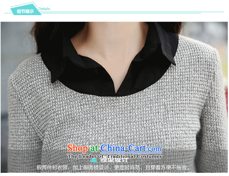 Xiang Jiang thick sister 2015 autumn, the major new code women wear thin knitted shirts graphics thick winter clothing in mm long long-sleeved leave two garment 522.3 picture color large code 2XL Photo, prices, brand platters! The elections are supplied in the national character of distribution, so action, buy now enjoy more preferential! As soon as possible.