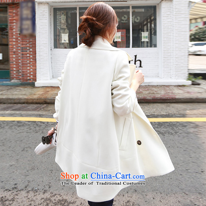 According to the who won the wind COAT 2015 Autumn for women who are in long hair jacket coat female 7727X? m White H.Rotation and duration of the ballad, L, Korean Air has been pressed shopping on the Internet