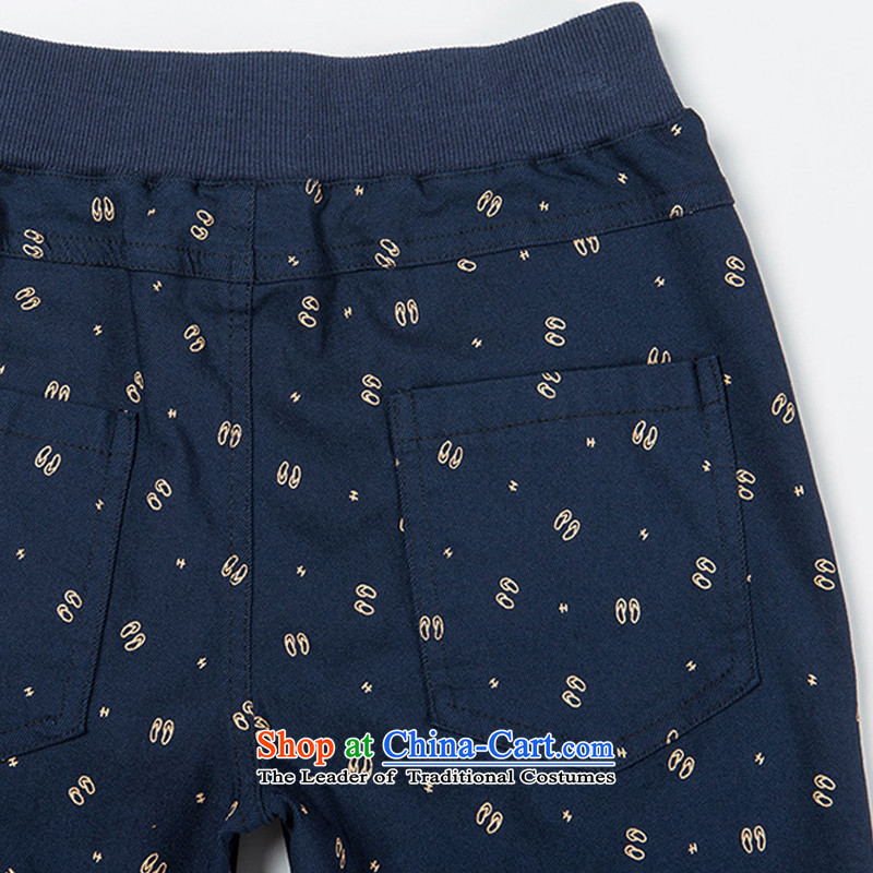 A large number of ladies in winter pants thick girls' Graphics thin pants, Sau San wild thick sister Fall/Winter Collections for larger ladies pants 200 catties of casual pants 086 Navy Blue - lint-free 3XL recommendations 140-160 characters around 922.747, honor, , , , shopping on the Internet