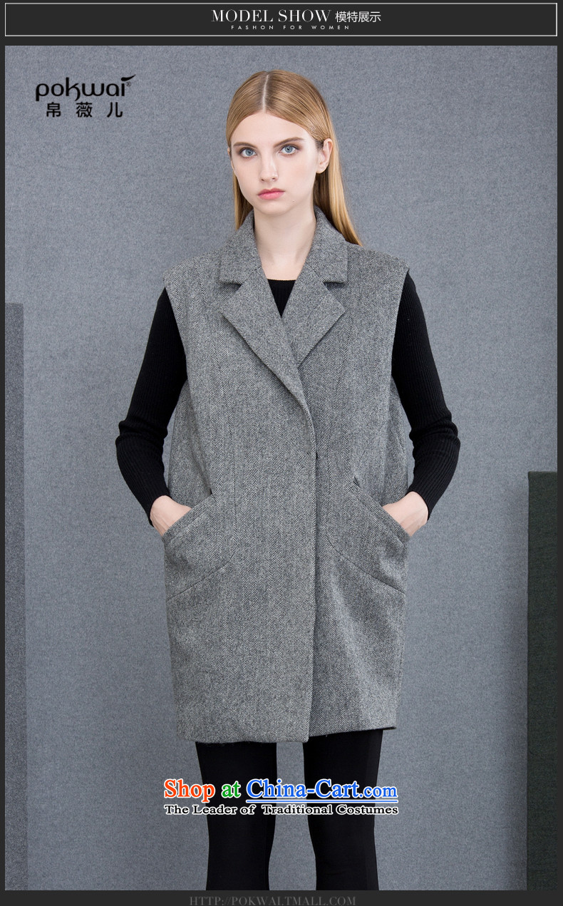 The Hon Audrey Eu Yuet-yung 2015 9POKWAI/ autumn and winter original design of Europe and the dark green short of the amount? coats gray M picture, prices, brand platters! The elections are supplied in the national character of distribution, so action, buy now enjoy more preferential! As soon as possible.