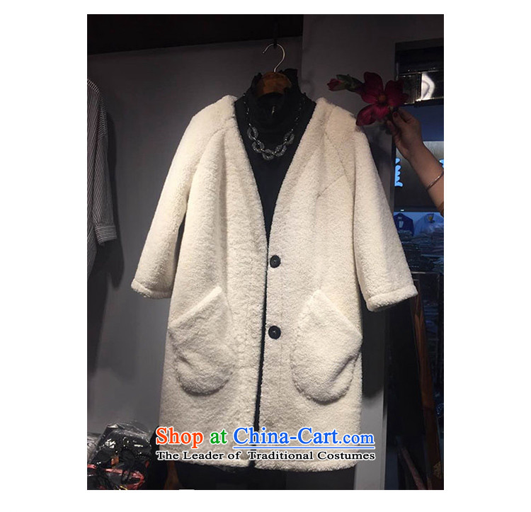The Champs Elysees Honey Love 2015 autumn and winter new parent-child replace Ms. Lamb Wool coat short of liberal? leisure sweet air 7 cuff a wool coat m white baby XL Photo, prices, brand platters! The elections are supplied in the national character of distribution, so action, buy now enjoy more preferential! As soon as possible.