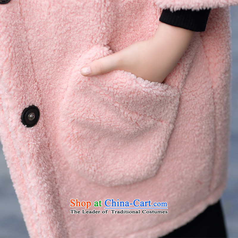 The Champs Elysees Honey Love 2015 autumn and winter new parent-child replace Ms. Lamb Wool coat short of liberal? leisure sweet air 7 cuff a wool coat m white baby XL, incense Love (XIANGAIMI honey) , , , shopping on the Internet