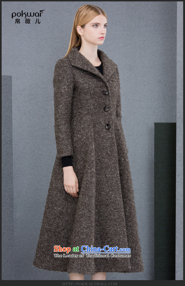 The Hon Audrey Eu Yuet-yung 2015 9POKWAI/ autumn and winter western original design long hair? coats gray M picture, prices, brand platters! The elections are supplied in the national character of distribution, so action, buy now enjoy more preferential! As soon as possible.