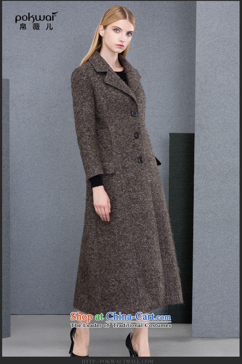 The Hon Audrey Eu Yuet-yung 2015 9POKWAI/ autumn and winter Western big original design long hair? coats gray M picture, prices, brand platters! The elections are supplied in the national character of distribution, so action, buy now enjoy more preferential! As soon as possible.