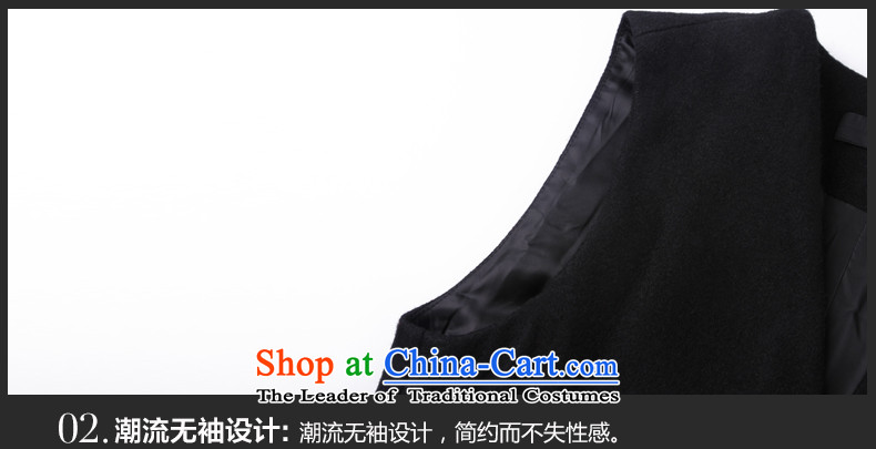 The Hon Audrey Eu Yuet-yung 2015 9POKWAI/ autumn and winter original design of Europe and the black sleeveless jacket black M Gross? Picture, prices, brand platters! The elections are supplied in the national character of distribution, so action, buy now enjoy more preferential! As soon as possible.