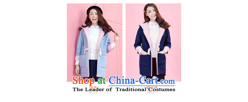 The litany of girls for winter 2015 new middle and high school girls coats that long wool?) with cap reinforcement a wool coat female light blue XL Photo, prices, brand platters! The elections are supplied in the national character of distribution, so action, buy now enjoy more preferential! As soon as possible.