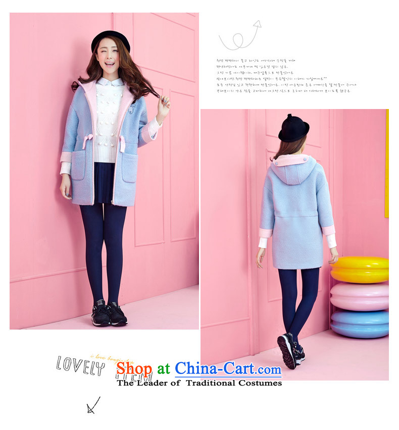 The litany of girls for winter 2015 new middle and high school girls coats that long wool?) with cap reinforcement a wool coat female light blue XL Photo, prices, brand platters! The elections are supplied in the national character of distribution, so action, buy now enjoy more preferential! As soon as possible.