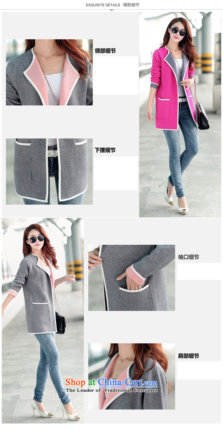 Yi Jin (epcen No. 2015 Autumn) female new Korean version in the relaxd long wind jacket GD9151 Gray L picture, prices, brand platters! The elections are supplied in the national character of distribution, so action, buy now enjoy more preferential! As soon as possible.
