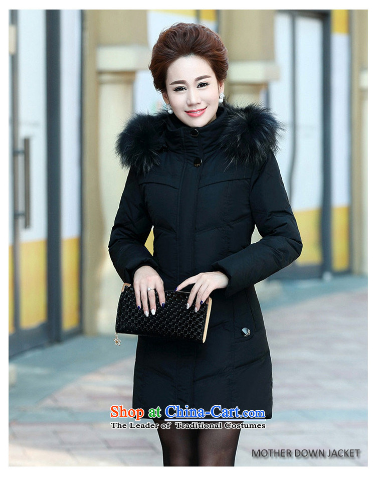Debao Dini in older downcoat girl mothers with new 2015 large long campaign in Sau San sub gross for warm winter clothing, feather jacket black XXL picture, prices, brand platters! The elections are supplied in the national character of distribution, so action, buy now enjoy more preferential! As soon as possible.