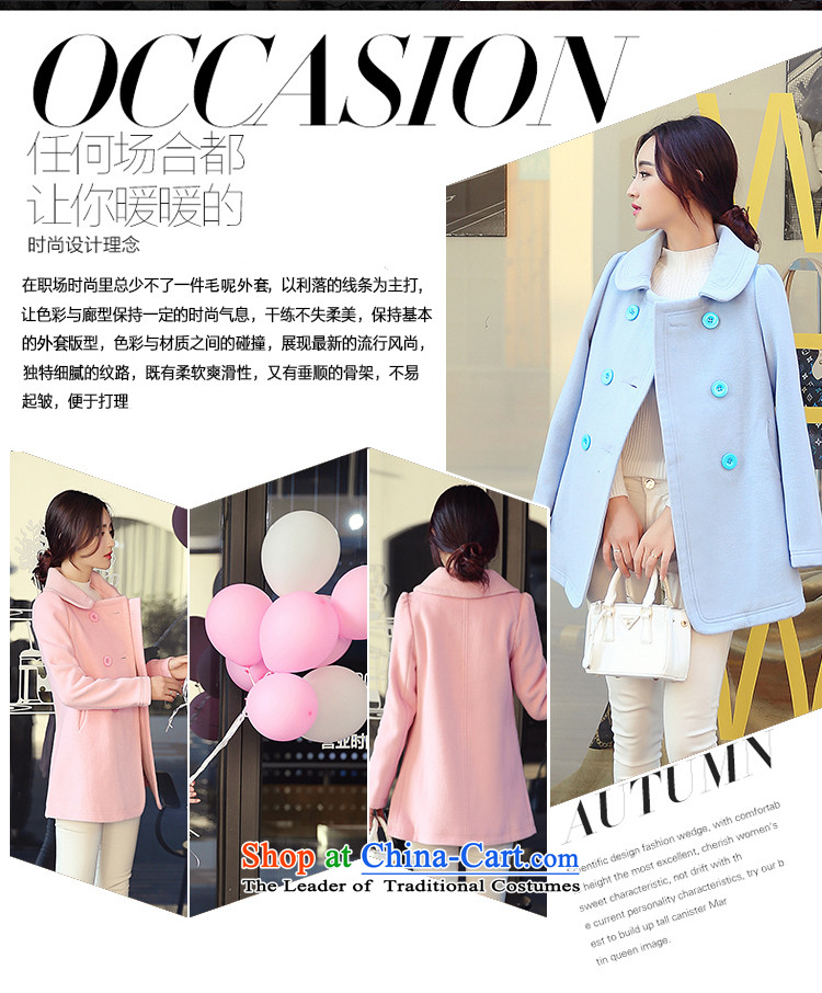 In accordance with the (AIDAIYI Sainte-Adele (QC)? 2015 autumn and winter coats female new general, temperament wool a wool coat han bum small wind female graphics Heung-thin pink L picture, prices, brand platters! The elections are supplied in the national character of distribution, so action, buy now enjoy more preferential! As soon as possible.