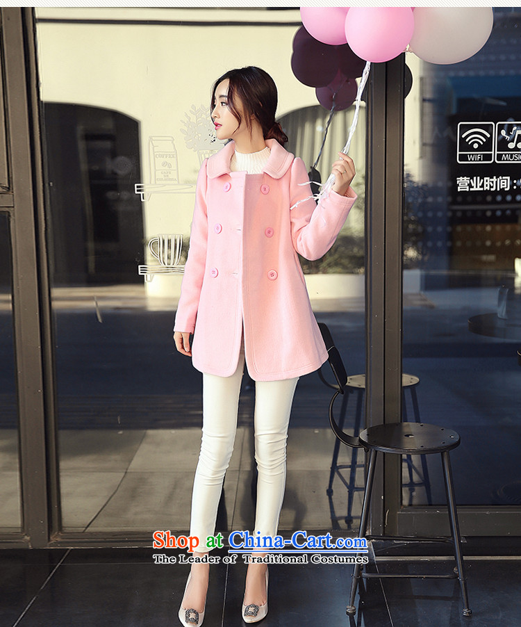 In accordance with the (AIDAIYI Sainte-Adele (QC)? 2015 autumn and winter coats female new general, temperament wool a wool coat han bum small wind female graphics Heung-thin pink L picture, prices, brand platters! The elections are supplied in the national character of distribution, so action, buy now enjoy more preferential! As soon as possible.