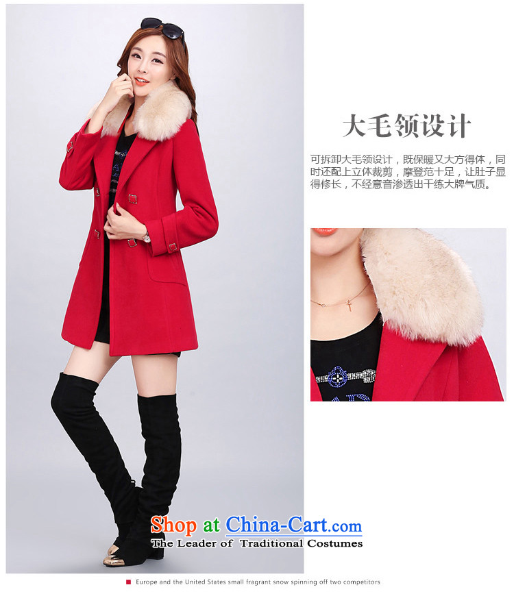 All New 2015 Daphne female autumn and winter coats in gross? long hair? coats of Sau San commuter long-sleeved sweater female red XXL picture, prices, brand platters! The elections are supplied in the national character of distribution, so action, buy now enjoy more preferential! As soon as possible.