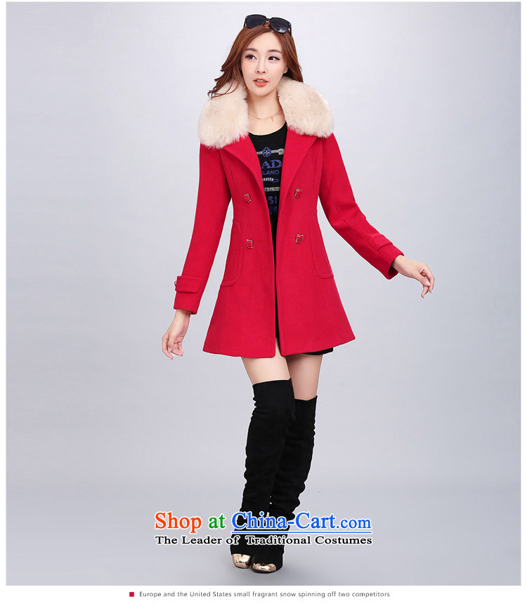 All New 2015 Daphne female autumn and winter coats in gross? long hair? coats of Sau San commuter long-sleeved sweater female red XXL picture, prices, brand platters! The elections are supplied in the national character of distribution, so action, buy now enjoy more preferential! As soon as possible.