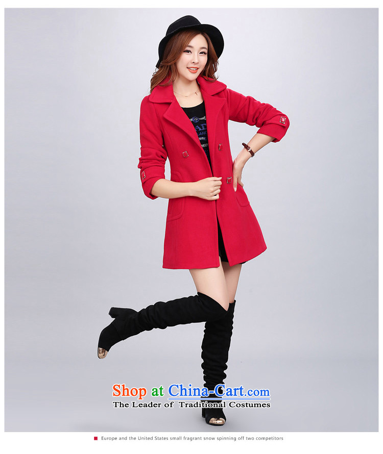 All New 2015 Daphne female autumn and winter coats in gross? long hair? coats of Sau San commuter long-sleeved sweater female red XXL picture, prices, brand platters! The elections are supplied in the national character of distribution, so action, buy now enjoy more preferential! As soon as possible.