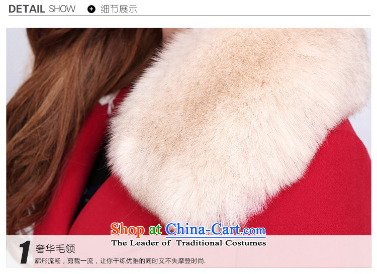 All New 2015 Daphne female autumn and winter coats in gross? long hair? coats of Sau San commuter long-sleeved sweater female red XXL picture, prices, brand platters! The elections are supplied in the national character of distribution, so action, buy now enjoy more preferential! As soon as possible.