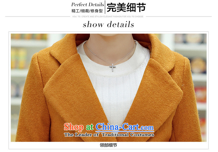 Xuan of sin 2015 autumn and winter new Korean loose video thin hair? coats female pure color lapel Stylish coat 803 green M picture, prices, brand platters! The elections are supplied in the national character of distribution, so action, buy now enjoy more preferential! As soon as possible.