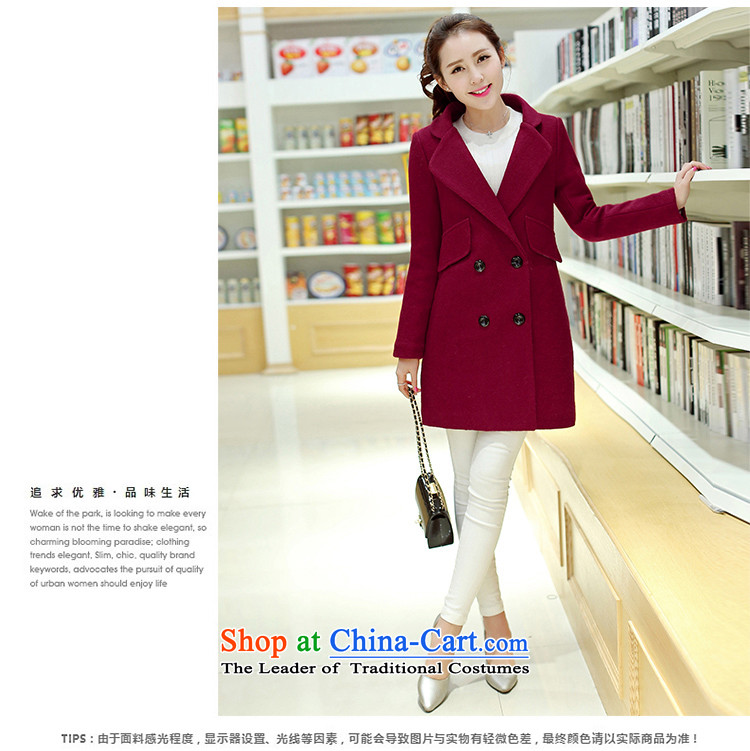 Xuan of sin 2015 autumn and winter new Korean loose video thin hair? coats female pure color lapel Stylish coat 803 green M picture, prices, brand platters! The elections are supplied in the national character of distribution, so action, buy now enjoy more preferential! As soon as possible.