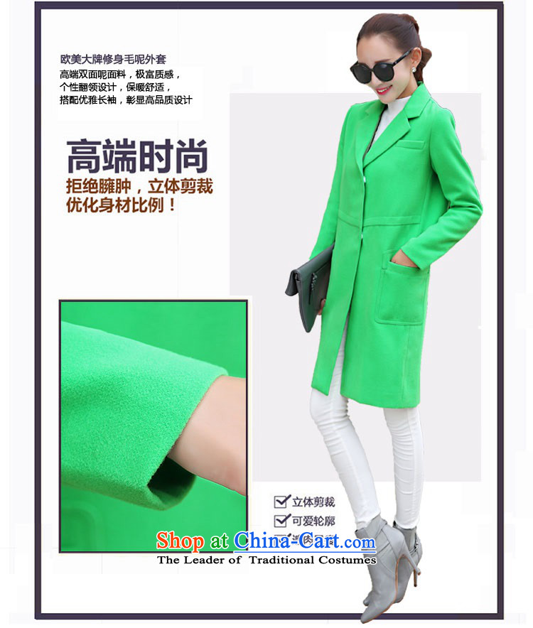 Gil Wo Ika 2015 autumn and winter new stylish ultra long suit for Sau San leisure wool a wool coat gross? female jacket Sleek and versatile Smoke Gray XL Photo, prices, brand platters! The elections are supplied in the national character of distribution, so action, buy now enjoy more preferential! As soon as possible.