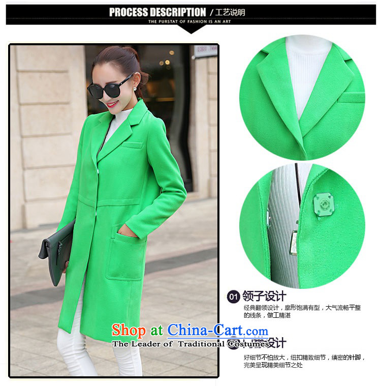 Gil Wo Ika 2015 autumn and winter new stylish ultra long suit for Sau San leisure wool a wool coat gross? female jacket Sleek and versatile Smoke Gray XL Photo, prices, brand platters! The elections are supplied in the national character of distribution, so action, buy now enjoy more preferential! As soon as possible.