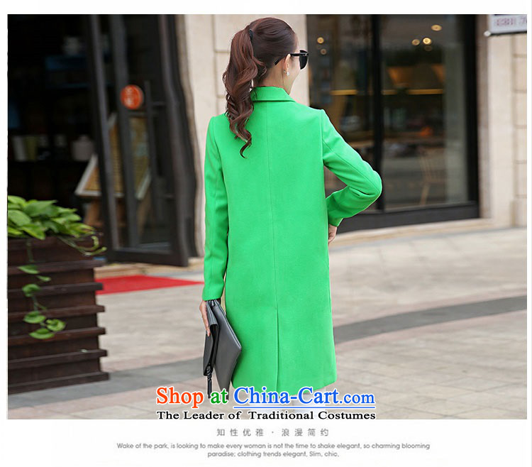 Gil Wo Ika 2015 autumn and winter new stylish ultra long suit for Sau San leisure wool a wool coat gross? female jacket Sleek and versatile Smoke Gray XL Photo, prices, brand platters! The elections are supplied in the national character of distribution, so action, buy now enjoy more preferential! As soon as possible.