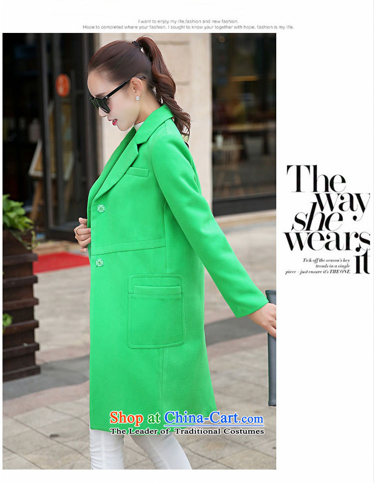 Gil Wo Ika 2015 autumn and winter new stylish ultra long suit for Sau San leisure wool a wool coat gross? female jacket Sleek and versatile Smoke Gray XL Photo, prices, brand platters! The elections are supplied in the national character of distribution, so action, buy now enjoy more preferential! As soon as possible.