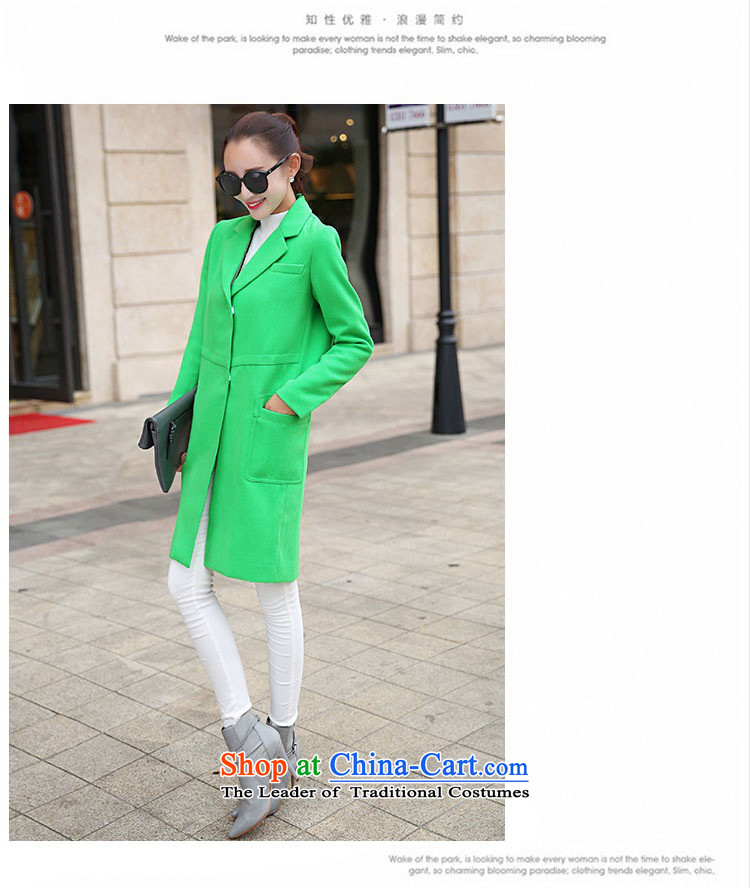 Gil Wo Ika 2015 autumn and winter new stylish ultra long suit for Sau San leisure wool a wool coat gross? female jacket Sleek and versatile Smoke Gray XL Photo, prices, brand platters! The elections are supplied in the national character of distribution, so action, buy now enjoy more preferential! As soon as possible.