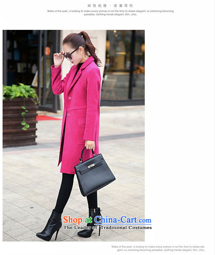 Gil Wo Ika 2015 autumn and winter new stylish ultra long suit for Sau San leisure wool a wool coat gross? female jacket Sleek and versatile Smoke Gray XL Photo, prices, brand platters! The elections are supplied in the national character of distribution, so action, buy now enjoy more preferential! As soon as possible.