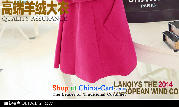 Euro 2015 yarn covered by the autumn and winter new gross jacket version won? long loose video thin coat cloak?? jacket women larger navy XXXL picture, prices, brand platters! The elections are supplied in the national character of distribution, so action, buy now enjoy more preferential! As soon as possible.